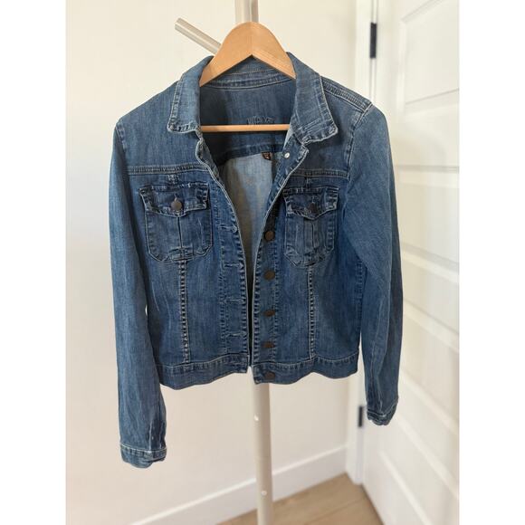 Kut From The Cloth Denim Jacket Blue Size Medium - Picture 1 of 13